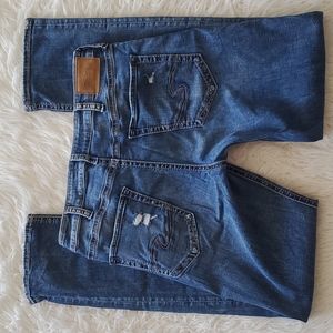 Silver Jeans Co. Grayson Distressed Denim Long Pants Size W34/L34